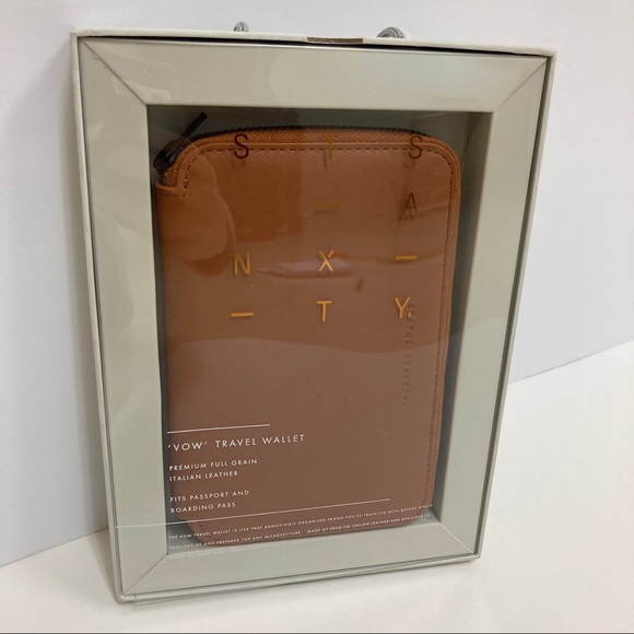 Status Anxiety Handbags - Status Anxiety Vow travel wallet brown NWT